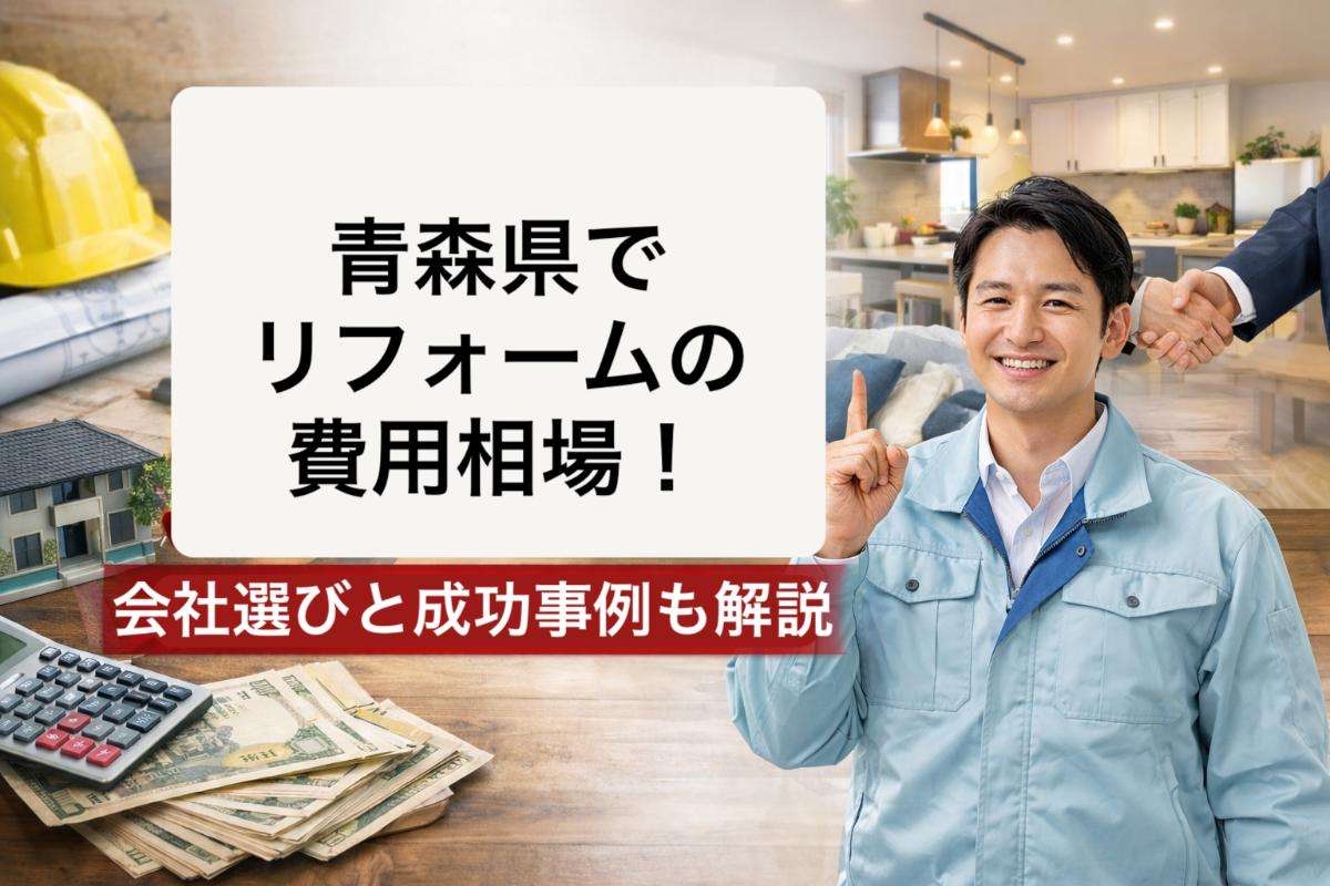 青森県でリフォームの費用相場！会社選びと成功事例も解説